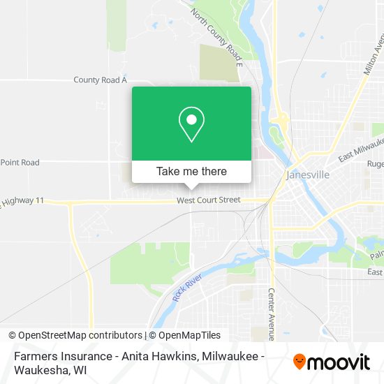 Mapa de Farmers Insurance - Anita Hawkins