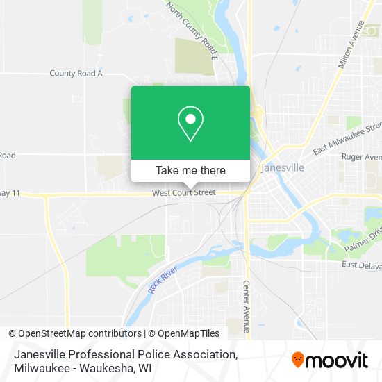 Mapa de Janesville Professional Police Association