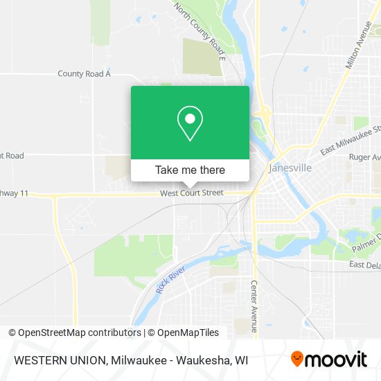 WESTERN UNION map