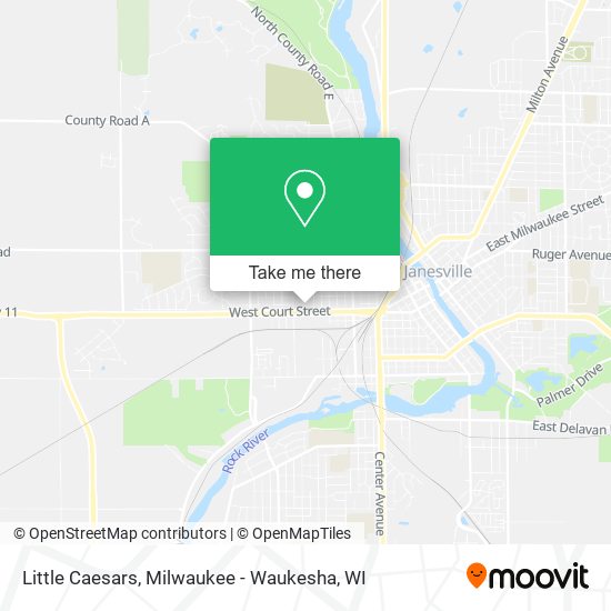 Little Caesars map