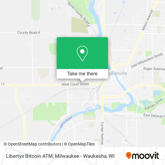 Mapa de Libertyx Bitcoin ATM