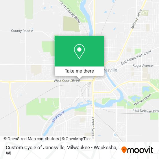 Mapa de Custom Cycle of Janesville