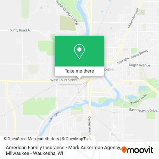 American Family Insurance - Mark Ackerman Agency map