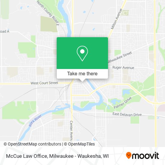 McCue Law Office map