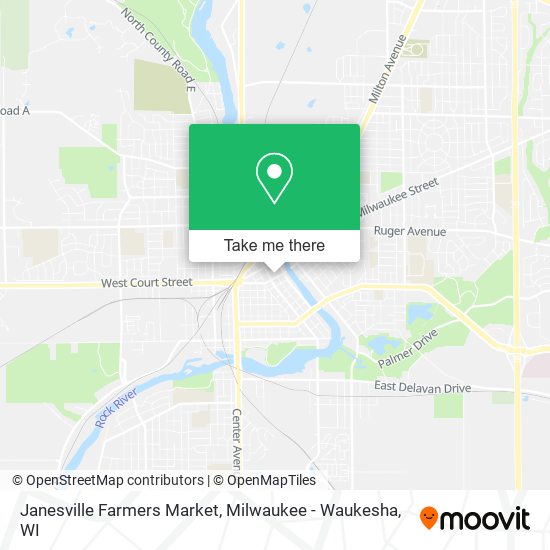 Janesville Farmers Market map