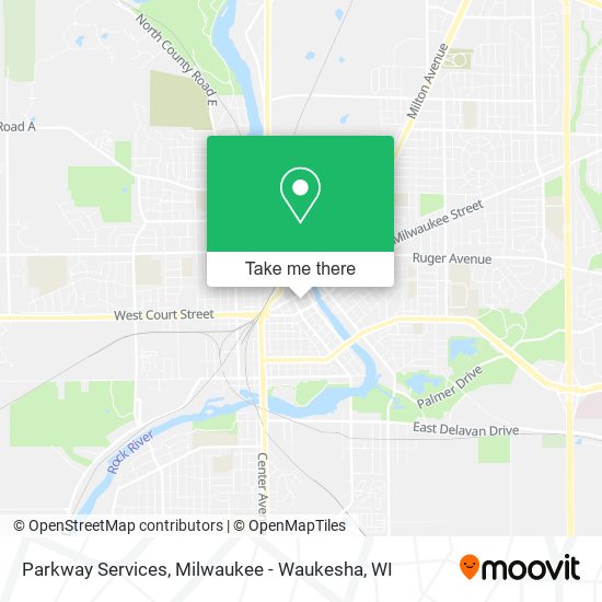 Parkway Services map