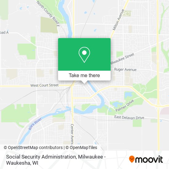 Social Security Administration map