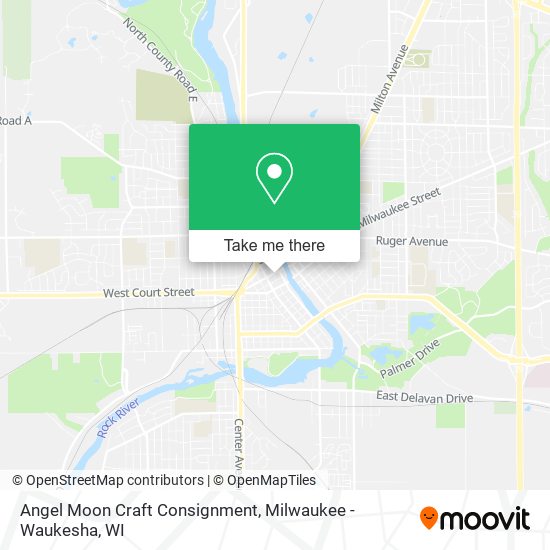 Angel Moon Craft Consignment map