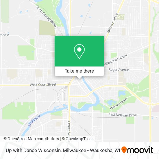 Mapa de Up with Dance Wisconsin