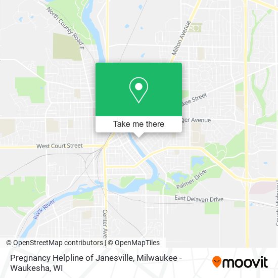 Mapa de Pregnancy Helpline of Janesville