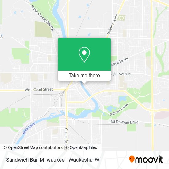 Sandwich Bar map