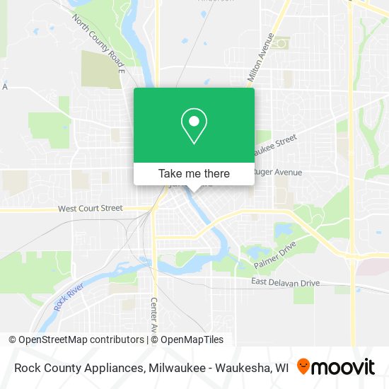 Rock County Appliances map