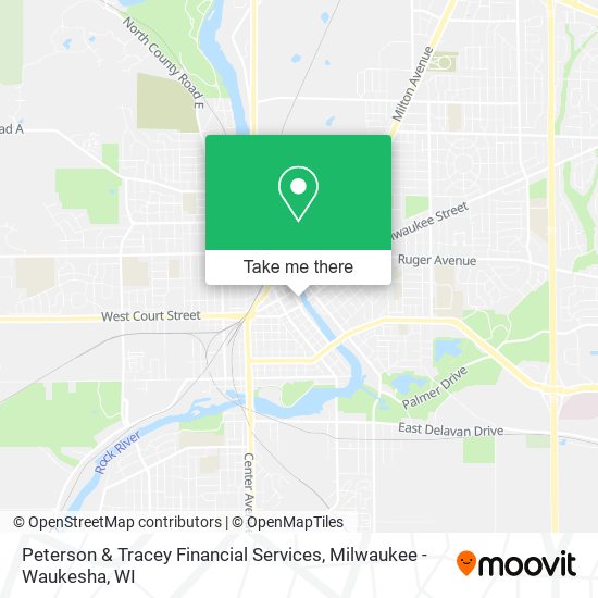 Peterson & Tracey Financial Services map