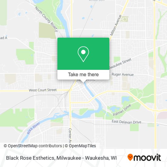 Black Rose Esthetics map