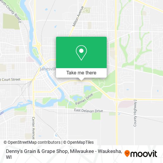 Mapa de Denny's Grain & Grape Shop