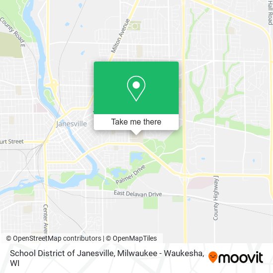 School District of Janesville map