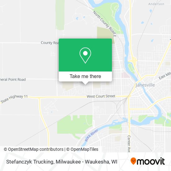 Mapa de Stefanczyk Trucking