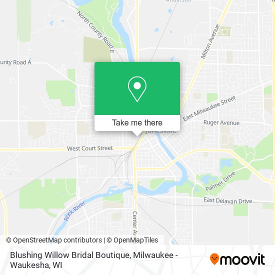 Mapa de Blushing Willow Bridal Boutique