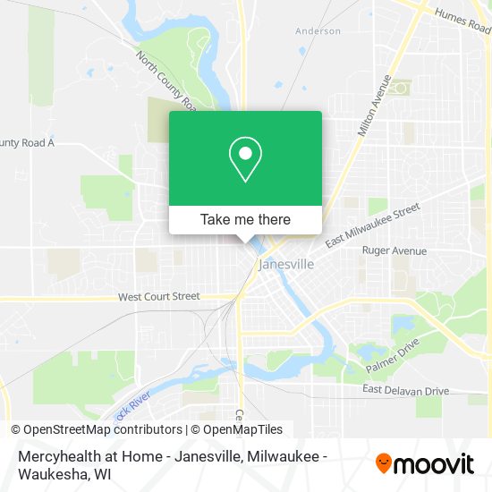 Mercyhealth at Home - Janesville map