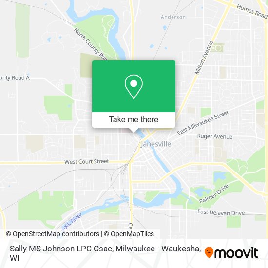 Sally MS Johnson LPC Csac map
