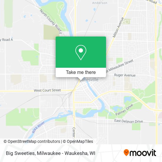 Big Sweeties map