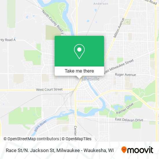 Race St/N. Jackson St map