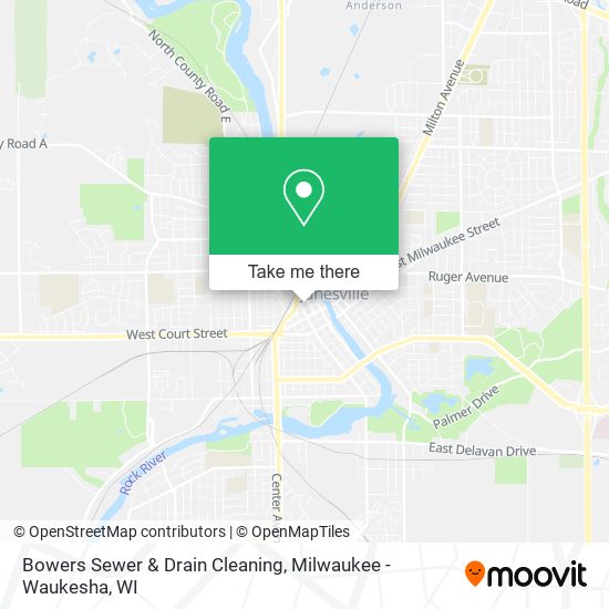 Bowers Sewer & Drain Cleaning map