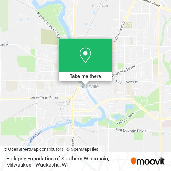 Mapa de Epilepsy Foundation of Southern Wisconsin