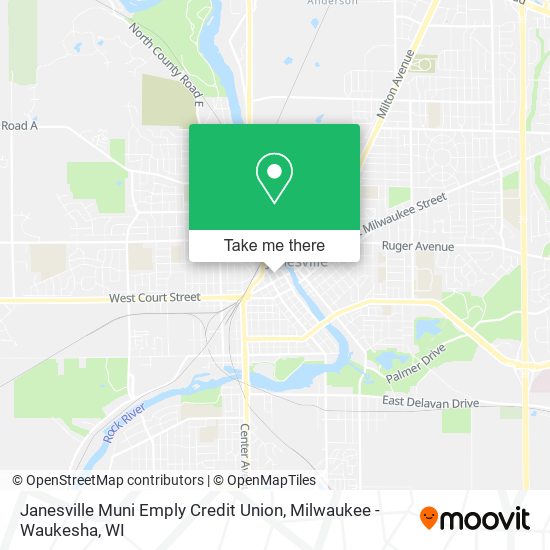 Mapa de Janesville Muni Emply Credit Union