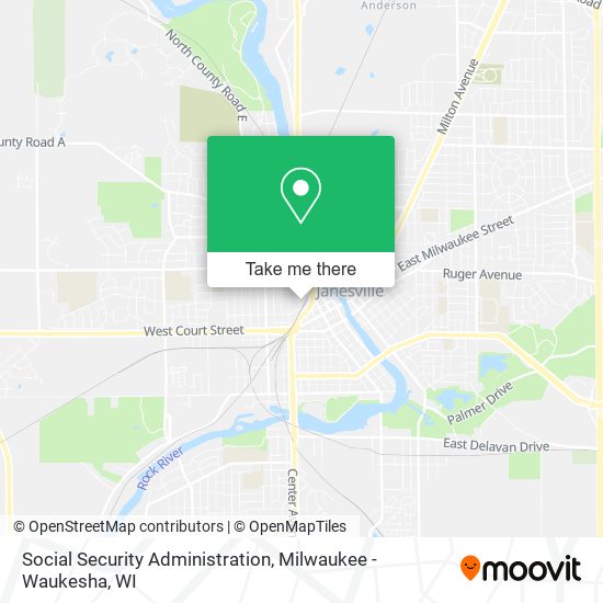 Mapa de Social Security Administration