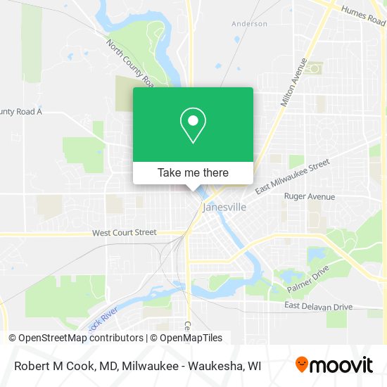 Mapa de Robert M Cook, MD