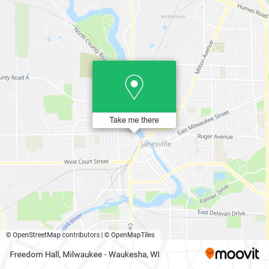 Freedom Hall map