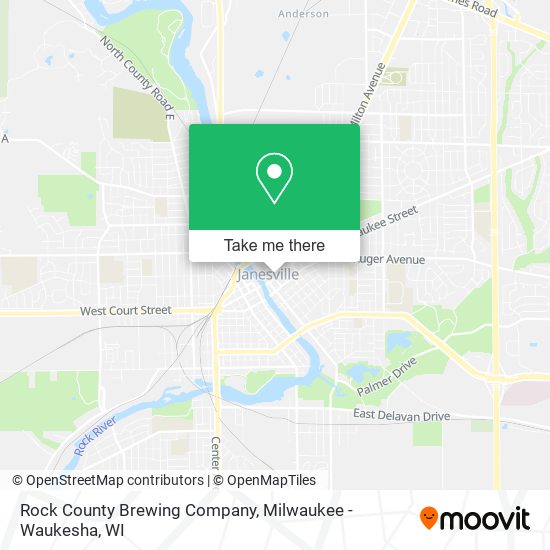 Mapa de Rock County Brewing Company
