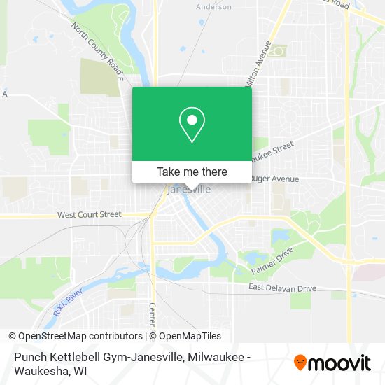 Mapa de Punch Kettlebell Gym-Janesville