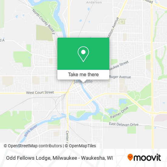 Odd Fellows Lodge map