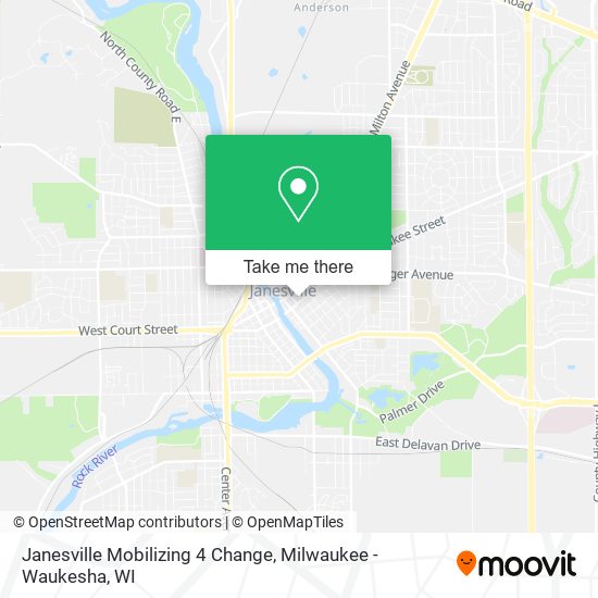 Mapa de Janesville Mobilizing 4 Change