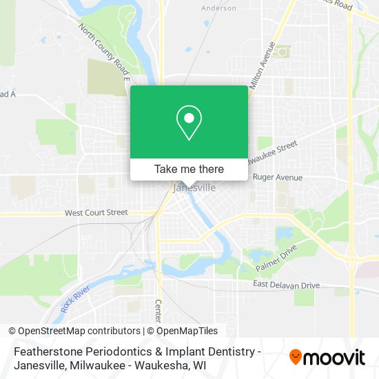 Featherstone Periodontics & Implant Dentistry - Janesville map
