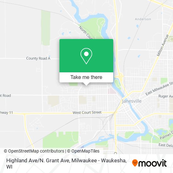 Mapa de Highland Ave/N. Grant Ave
