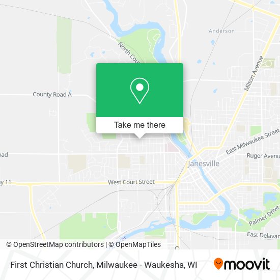 Mapa de First Christian Church