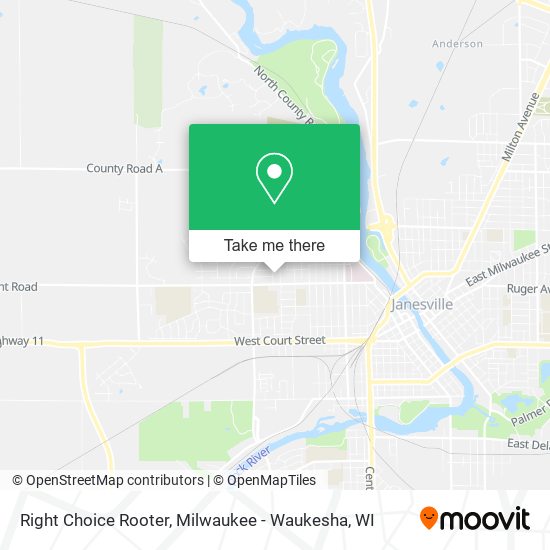 Right Choice Rooter map