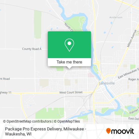 Package Pro Express Delivery map