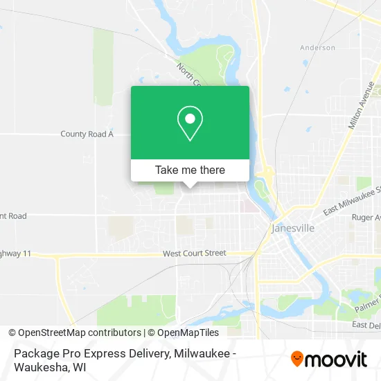 Package Pro Express Delivery map