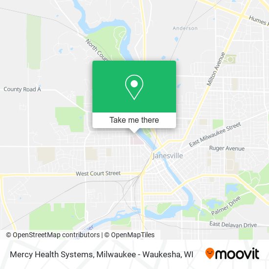 Mercy Health Systems map