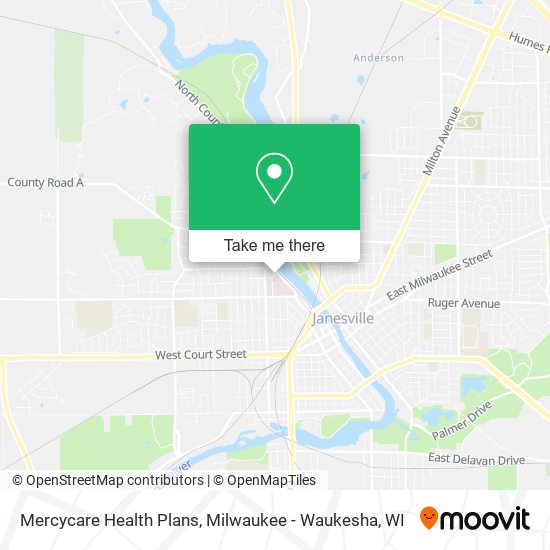 Mapa de Mercycare Health Plans