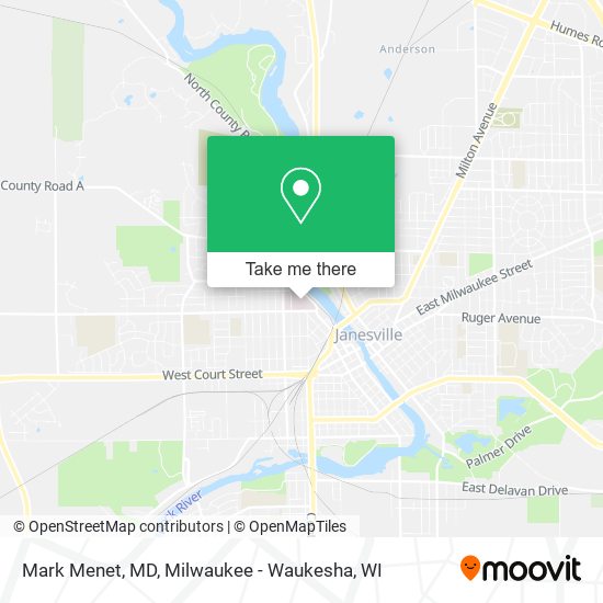 Mark Menet, MD map