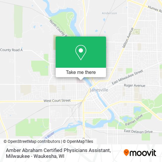 Amber Abraham Certified Physicians Assistant map