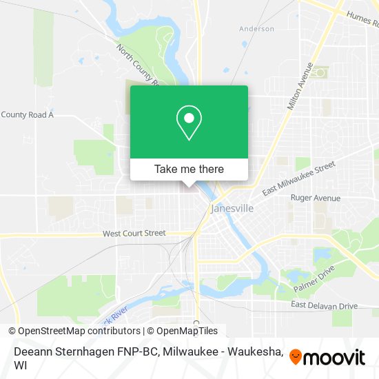 Deeann Sternhagen FNP-BC map