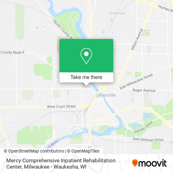 Mapa de Mercy Comprehensive Inpatient Rehabilitation Center