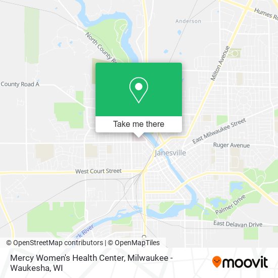Mapa de Mercy Women's Health Center