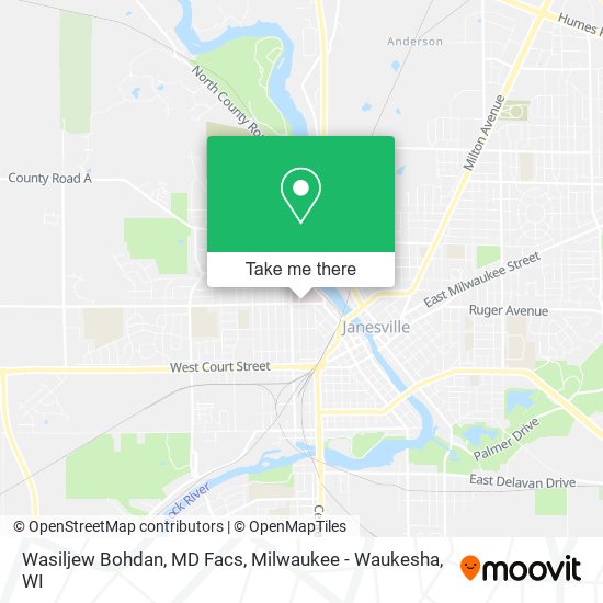 Wasiljew Bohdan, MD Facs map